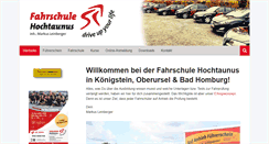 Desktop Screenshot of fahrschule-hochtaunus.de