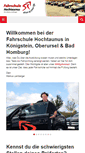 Mobile Screenshot of fahrschule-hochtaunus.de